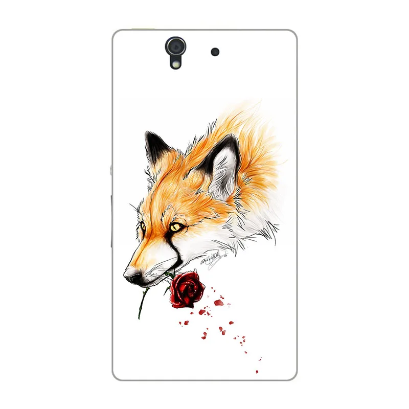 

Soft TPU Phone Cases For Sony Xperia Z L36h C6602 5.0 inch C6603 L36i Covers Nutella Flamingo Owl Tetris Bags Shell Bumper