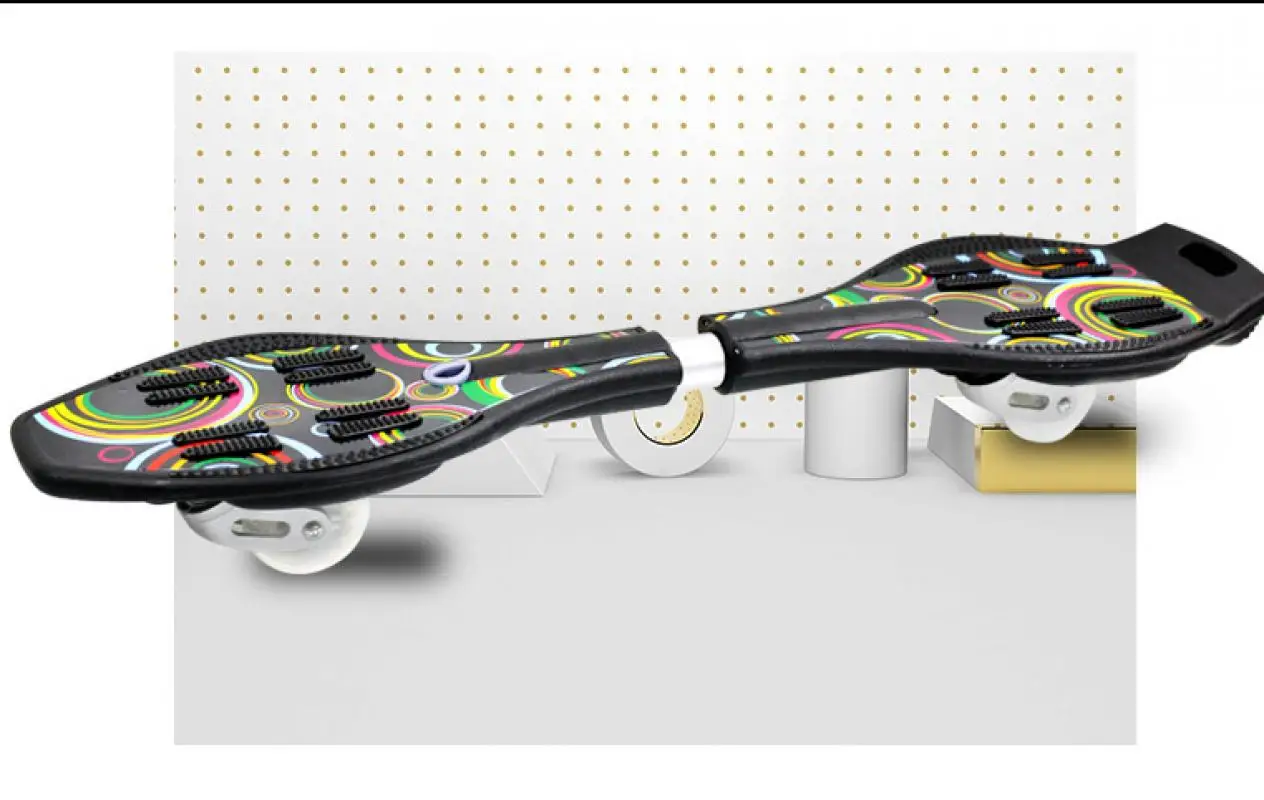 Полипропиленовый скейтборд двухколесный для детей бронтозавр детей|Скейтборд| |