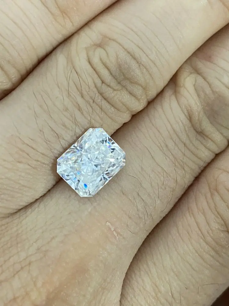 Mesidian GRA 7x9mm 3 Carats Colorless VVS Color D White Moissanite Radiant Cut Per Piece Price Gemstone