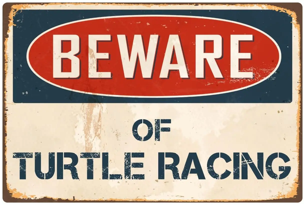 

Наклейка, пират, остерегайтесь черепахи, гонки, 8x12, винтажный Алюминиевый металлический знак в стиле ретро VS425