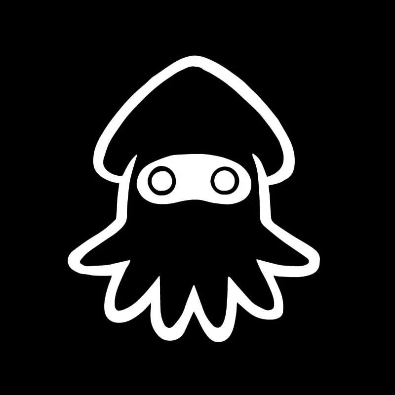 

PersonalityCute Little Squid Cartoon Decals Family Car StickerCar Styling Car Sticker Decal PVC 15cm X 13cm