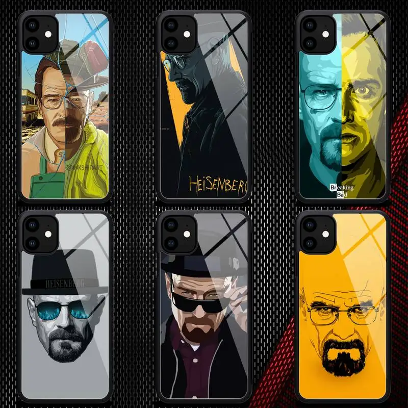 

Heisenberg Breaking Bad Phone Case Rubber For IPhone 12 11 Pro Max XS 8 7 6 6S Plus X 5S SE 2020 XR 12Mini Case