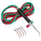 Мини газовая маленькая горелка сварочный Набор для пайки кислородный ацетиленовый пистолет для сварки Платиновый металлический инструмент из нержавеющей стали