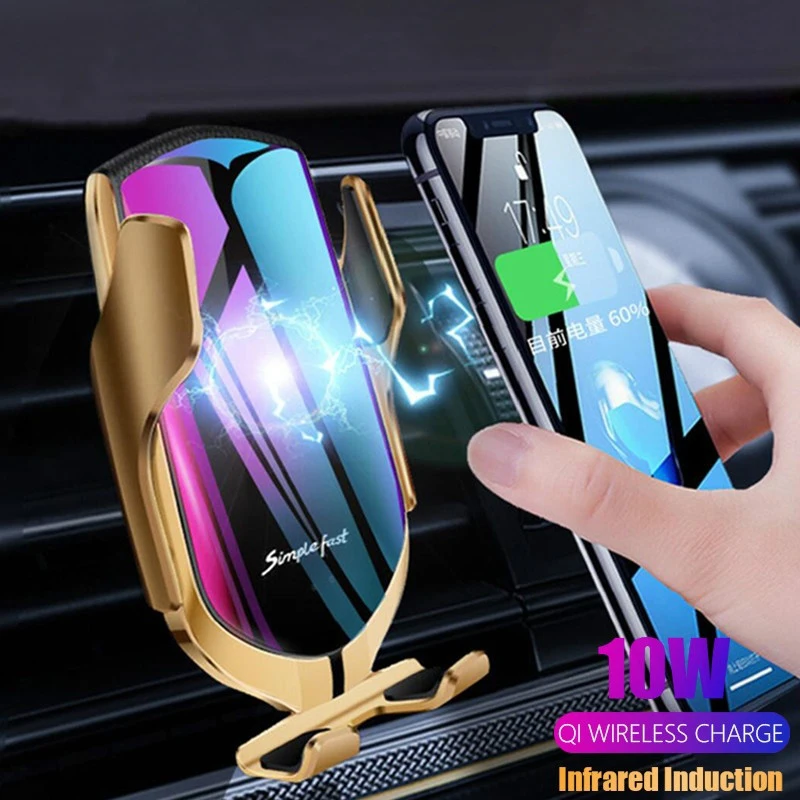 Автомобильное беспроводное зарядное устройство для iPhone 11 Pro XS MAX XR X 8 Индукционное