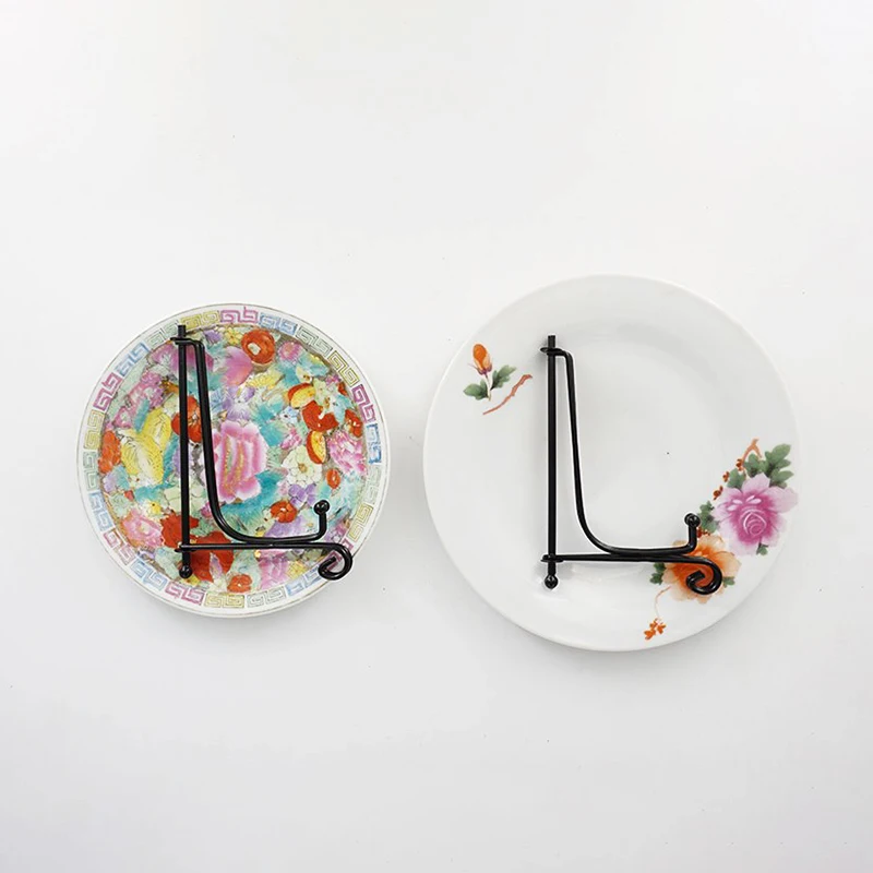 (2 упаковки) железная стойка дисплея черная мольберт пластина дисплей фото