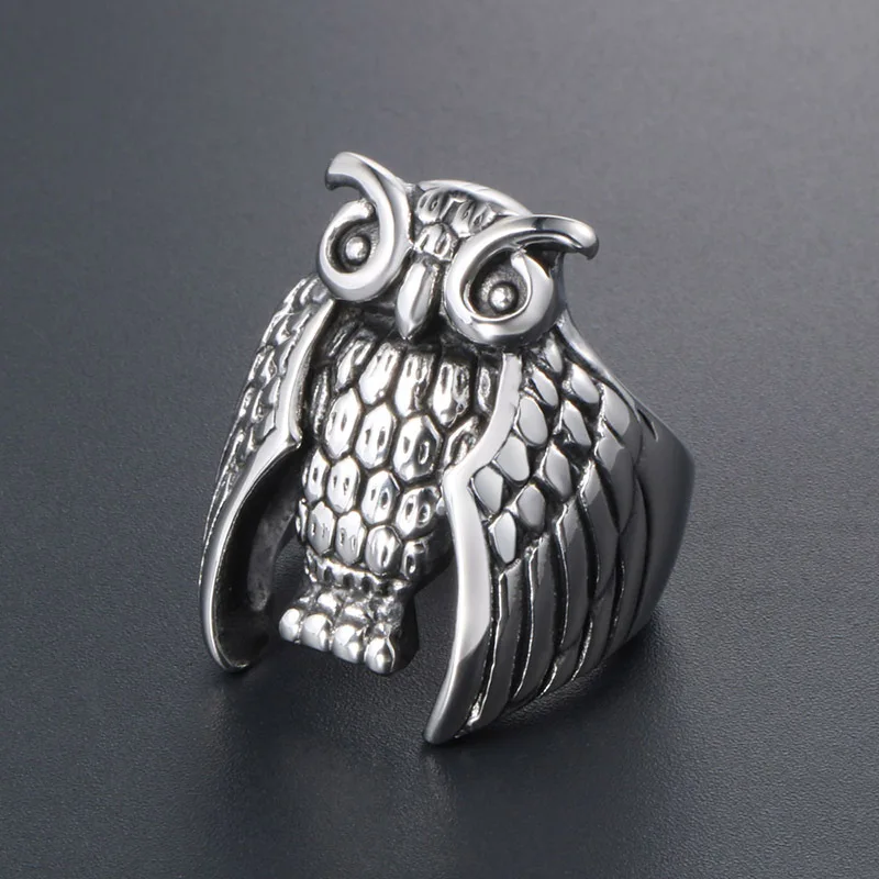 Кольцо Hemiston мужское из титановой стали готическое кольцо в стиле панк/хип хоп с