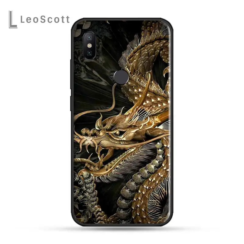 

Red Dragon Fashion Animal Phone Case For xiaomi Redmi 5 5A plus 7A 8 note 2 3 4 5 5A 6 7 GO K20 A2