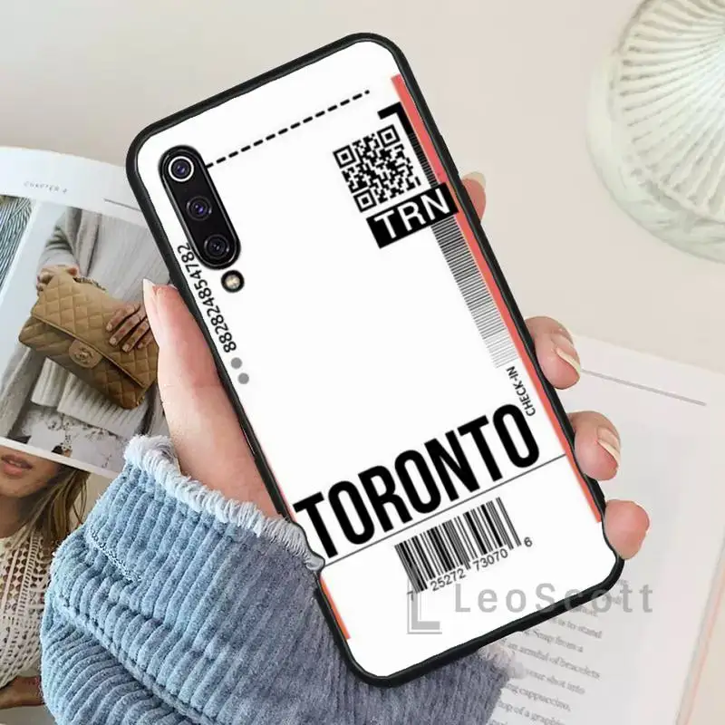 

trivial Air tickets Phone Case For Xiaomi Redmi 7 9t 9se k20 mi8 max3 lite 9 note 8 9s 10 pro