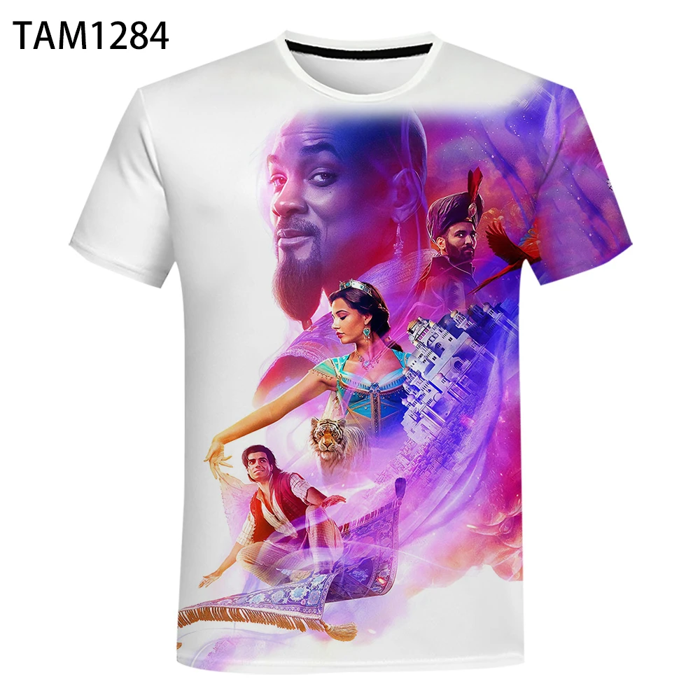 Aladdin Новинка лета 2021 3D-печать для мужчин и женщин в зарубежном стиле простой