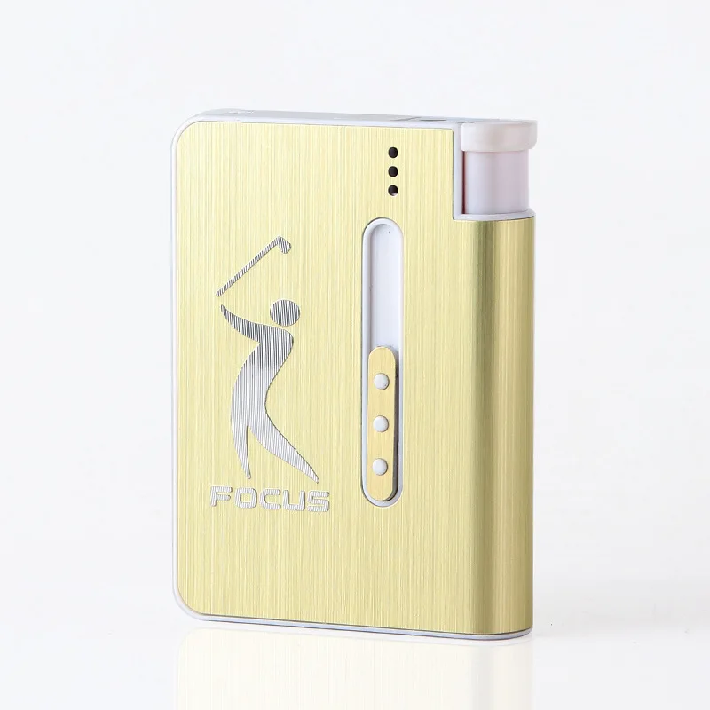 

10 Creative Cigarette Case with Lighter Personalized Gift Cigarette Case for Men Smoking Accessories for Weed Gadgets for Men