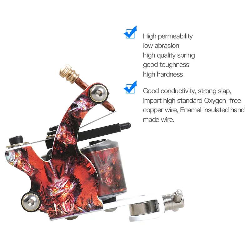 Complete Beginner 1 Tattoo Machine Gun Set Power Supply Kit | Красота и здоровье