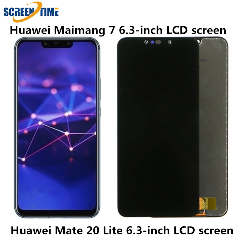 ЖК монитор для Huawei Mate 20 Lite оригинальный дисплей сменные детали с рамкой Ремонтный