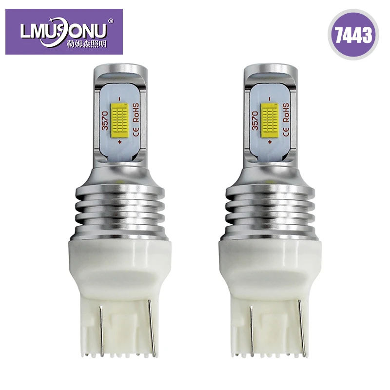 

2 шт. Canbus 72 Вт высокомощный светодиодный светильник заднего хода 7443 T20 СВЕТОДИОДНЫЙ ПОВОРОТНЫЙ Фонарь светодиодный стоп-сигнал Лампа