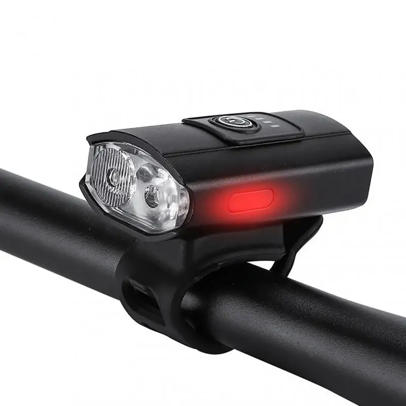 

Bicycle Light Double T6 Bright Bike LED USB Rechargeable Flashlight Aluminium Alloy Waterproof Lamp 1200mah 350lm