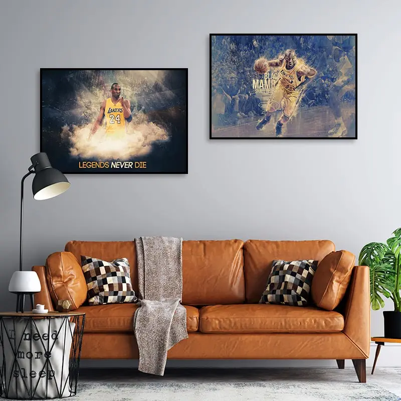 

Modern Basketball Super Stars Canvas Art Poster Prints Wall Painting Home Decor Cuadros Wall Picture For Living Room Boy Room
