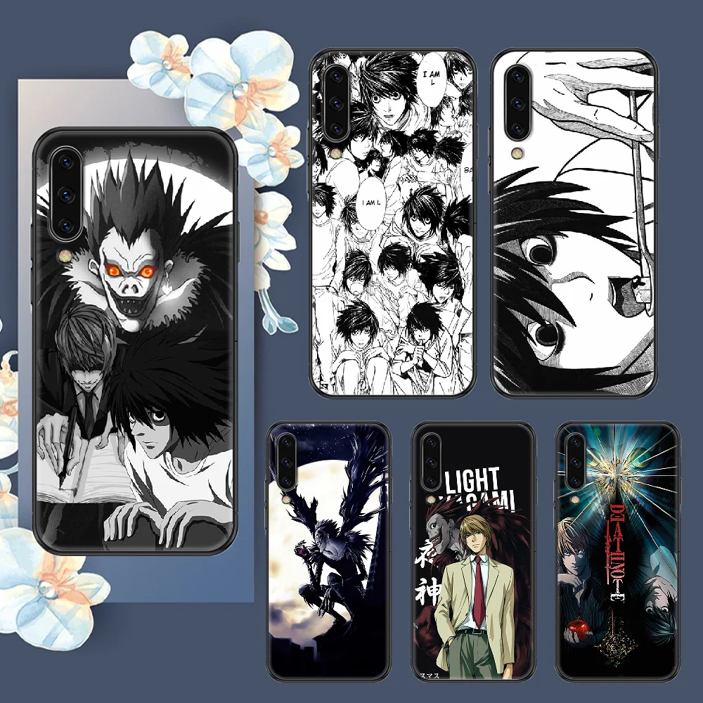 Чехол для телефона с аниме «Death Note» L · Lawliet для Samsung Galaxy A 3 5 7 8 10 20 21 30 40 50 51 70 71 E S 2016 2018 4G, черный чехол из ТПУ
