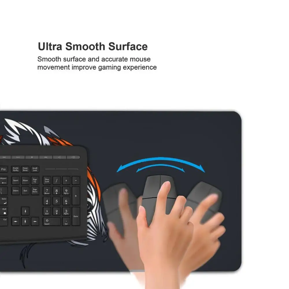 Tribal Red Panda extended extra large big gaming ergonomic steelseries alfombrilla raton mouse pads anime cute wrist support xxl |