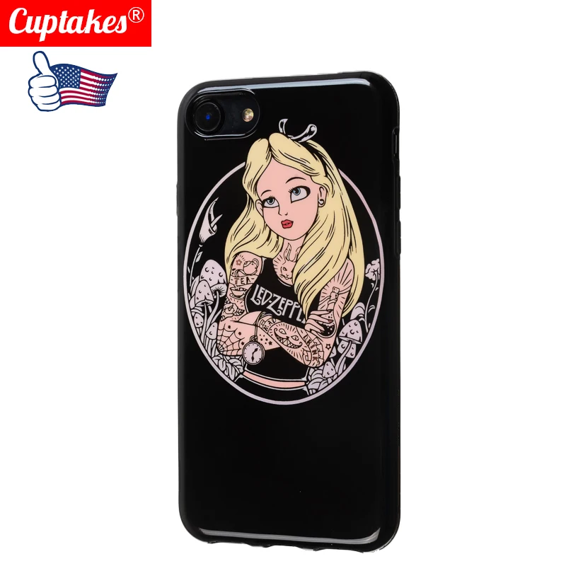 Роскошный глянцевый мягкий силиконовый чехол IMD для Apple iPhone 7 8 Plus X 10 XS Max XR 6S 6 с