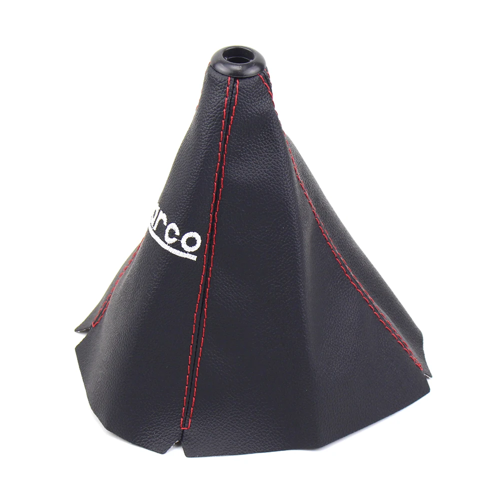 Универсальная ручка переключения передач из натуральной кожи для гоночных