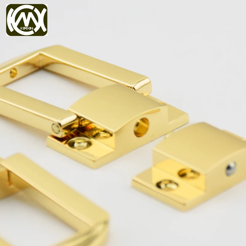 1 шт. 23*30 мм KIMXIN высококачественный 18K золотой цинковый сплав пользовательский стиль 4 отверстия маленький ювелирный корпус для часов упаковка закрывающая защелка W-148