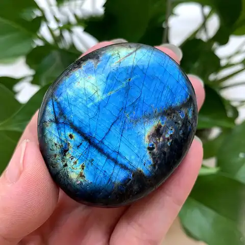 Натуральный Полированный случайный красочный камень из Лабрадорита, натуральный лунный камень, украшение для аквариума и садоводства, дом...