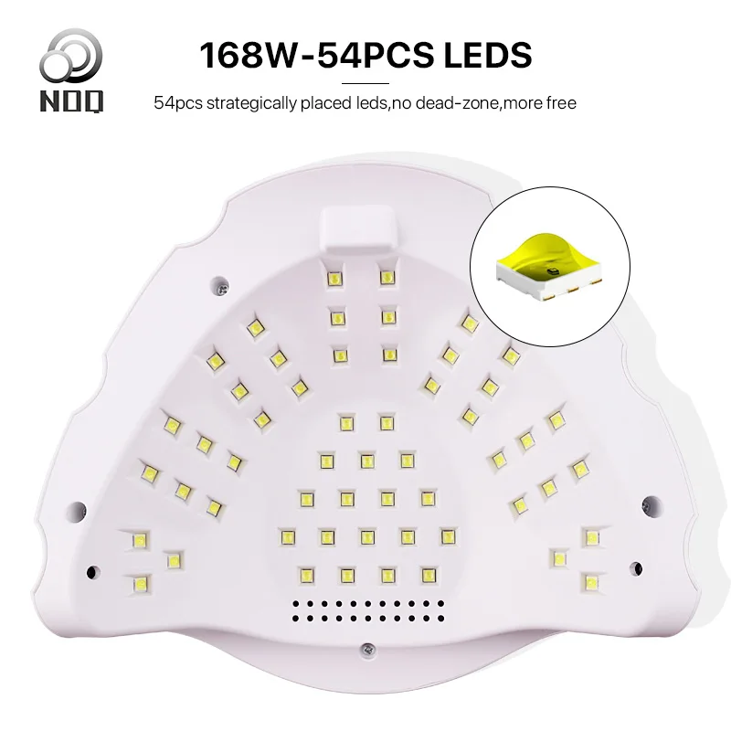 Мощная профессиональная лампа мощностью 168 Вт 54 светодиосветодиодный для сушки