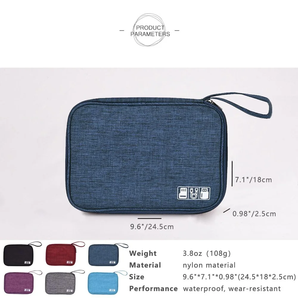 Protable Smart Watch Band Organizer Storage Bag Case Pouch For Fossil Q Founder FTW2116 | Boxes