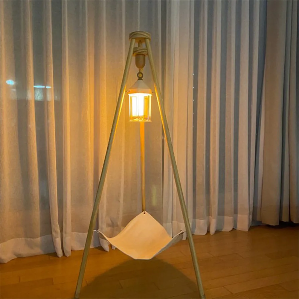 

Уличный Штатив для лампы, портативный Съемный легкий светильник из массива дерева, для кемпинга, дома, комнаты, патио, подвесной держатель с...