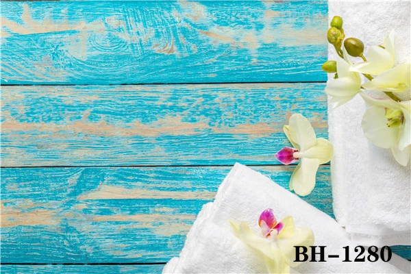 

ZHISUXI Vinyl Custom Photography Backdrops Prop Flower and Wooden Planks Photography Background #0105