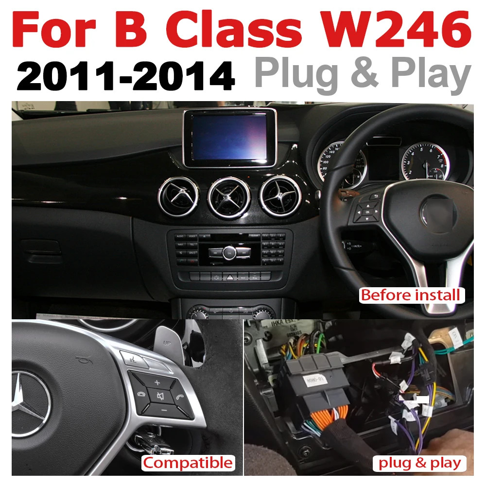 Автомобильный Android радио GPS мультимедийный плеер для Mercedes Benz B Class W246 2011 2012 2013 2014 NTG