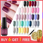 Гибридный Гель-лак ROSALIND, полуперманентное базовое и верхнее покрытие, 8 мл, яркий УФ гель для ногтей Дизайн ногтей