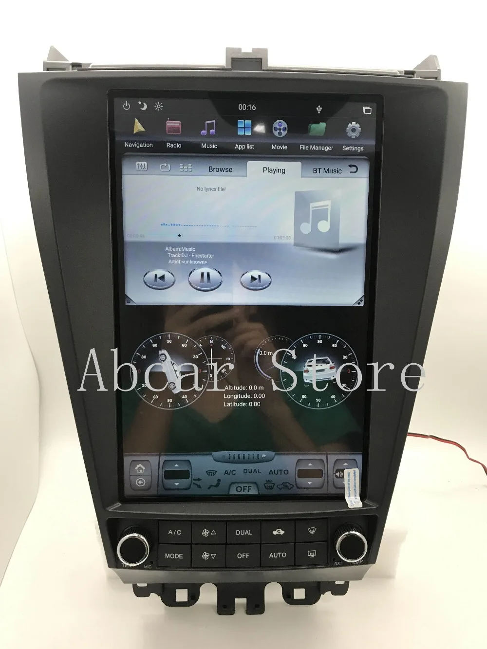 12,1 ''Tesla стиль Android 8,1 автомобильный dvd-плеер gps навигация для HONDA ACCORD 7 семь 2003-2007 стерео радио PX6 HDMI авто ips