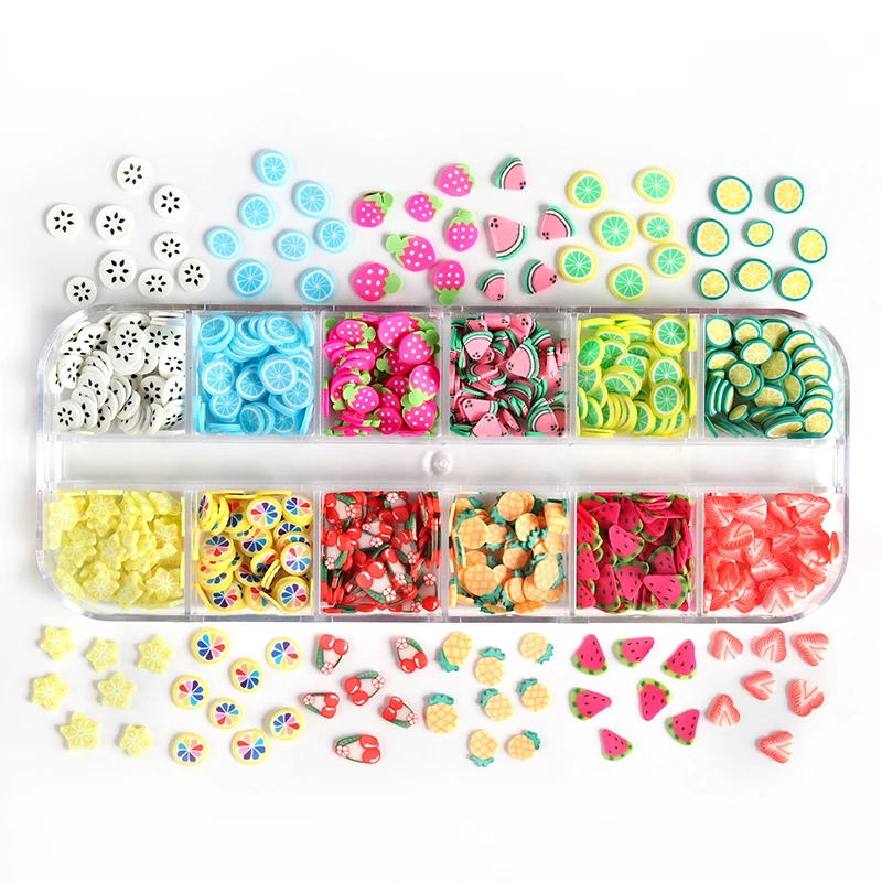 Смешанный фруктовый полимерные глиняные ломтики эпоксидной смолы наполнитель