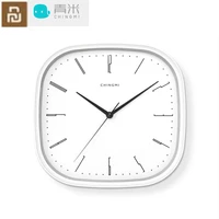 youpin chingmi wall clock ultra quiet ultra precise good design three years of battery for free life qm gz001