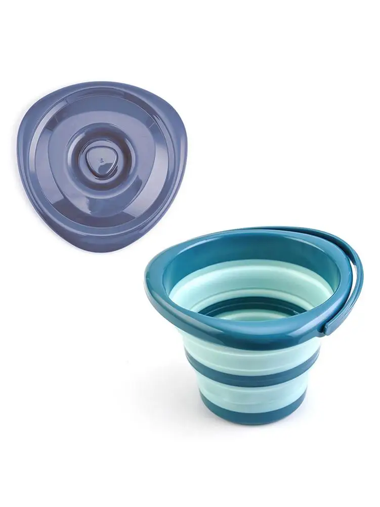 

Premium Collapsible Bucket Fishing Water Pail For Car Cleaning Household Portable Plastic Bucket Folding Bucket With Cover