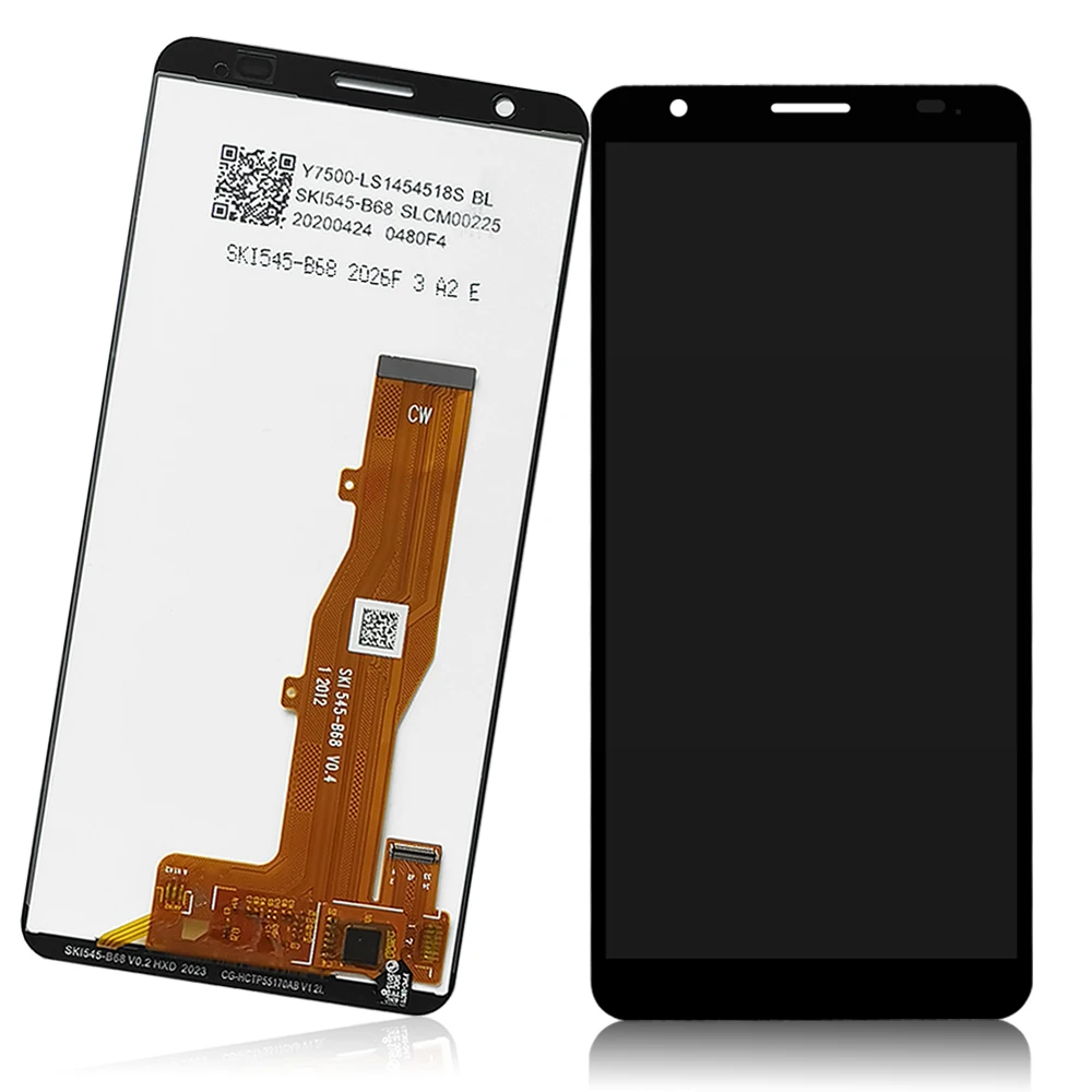 5 45 original lcd for zte blade a3 2020 lcd display touch screen digitizer assembly for zte a3 2020 mobile phone repair parts free global shipping