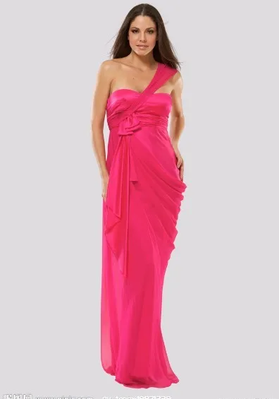 

Бесплатная доставка, модное платье de soiree 2014, новый стиль, Лидер продаж, vestido de festa longo, на одно плечо, вечерние платья на заказ, платья подружки ...