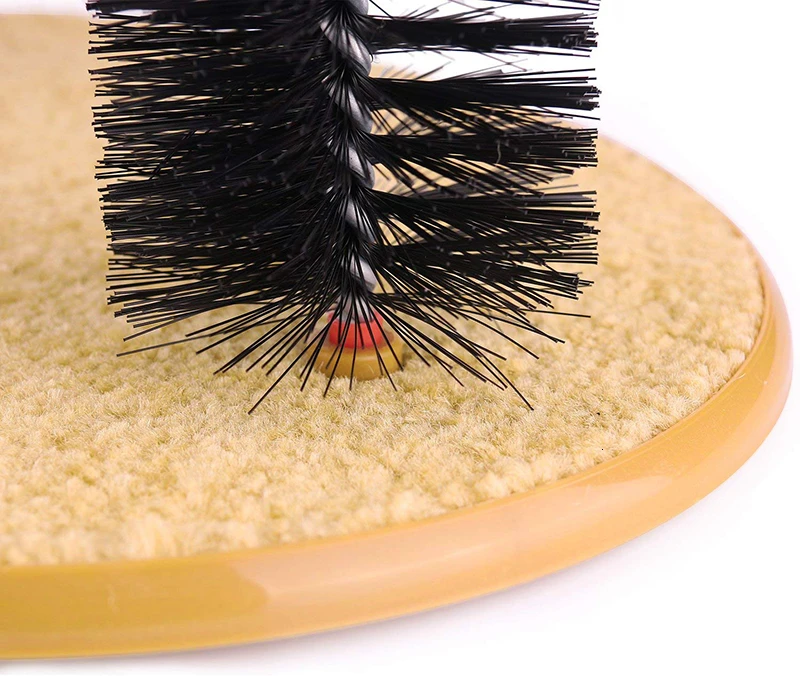 MESNUG Интерактивная кошка арка самомассажер с висящей мышкой котенок Когтеточка