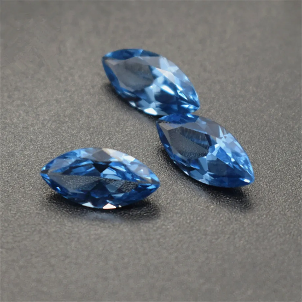 

Light Blue Spinel Marquise Cut Gemstone Faceted Blue Spinel Gem Multiple Sizes to Choose GL63