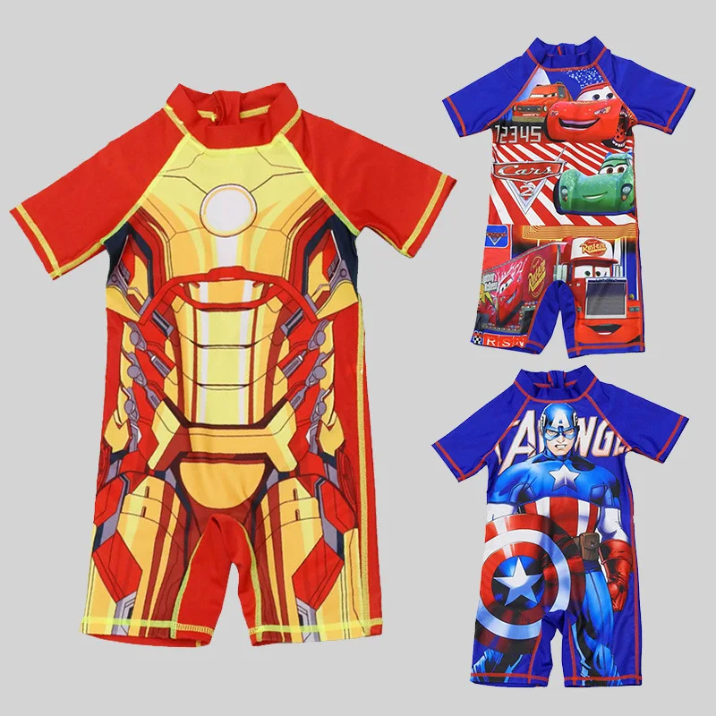 Купальный костюм для детей от 2 до 8 лет ванный комплект маленьких мальчиков с