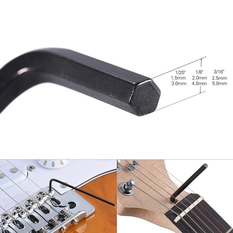 Гаечный ключ для гитары + 9 шт. гаечный с басами и шеей | Спорт развлечения