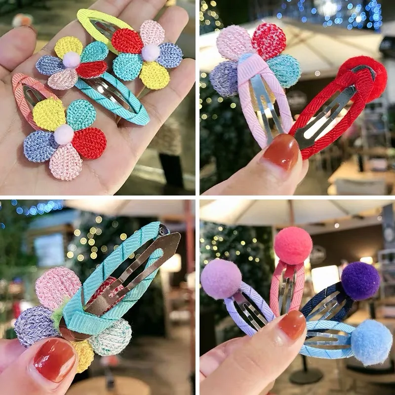 5/10 шт./компл. милые заячьими ушками детская Заколки для волос Красочные на