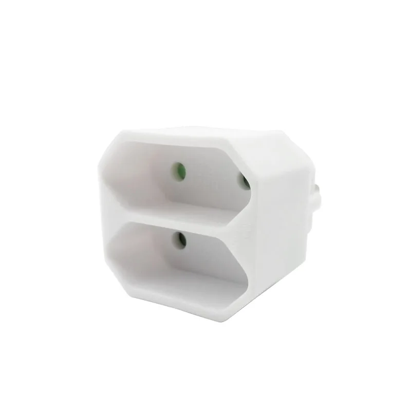EU/FC 4.8 turn 4.0 standard power adapter plug 16A 250V Power Converter 2 Round Pin Plug Socket|Электрические вилки| |