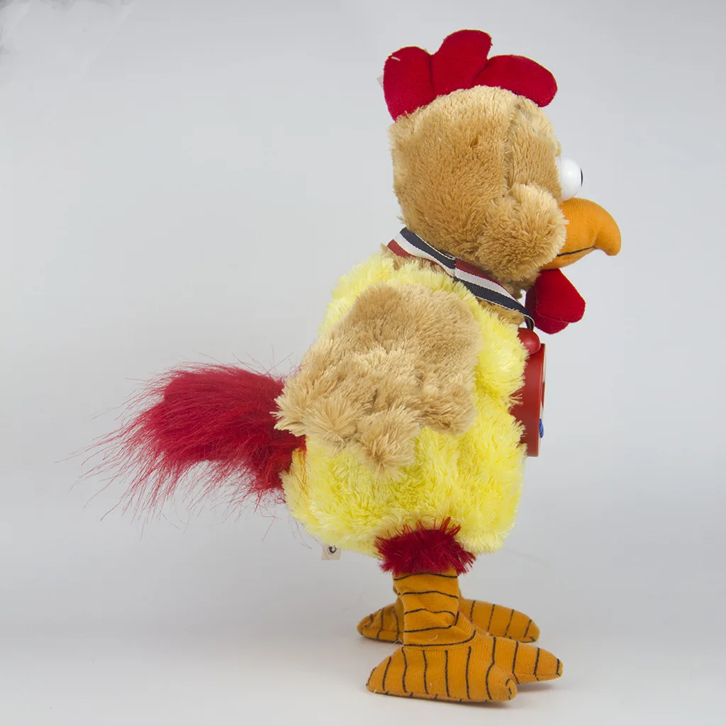 Электрические плюшевые игрушки креативная кукла время курица обратный отсчет