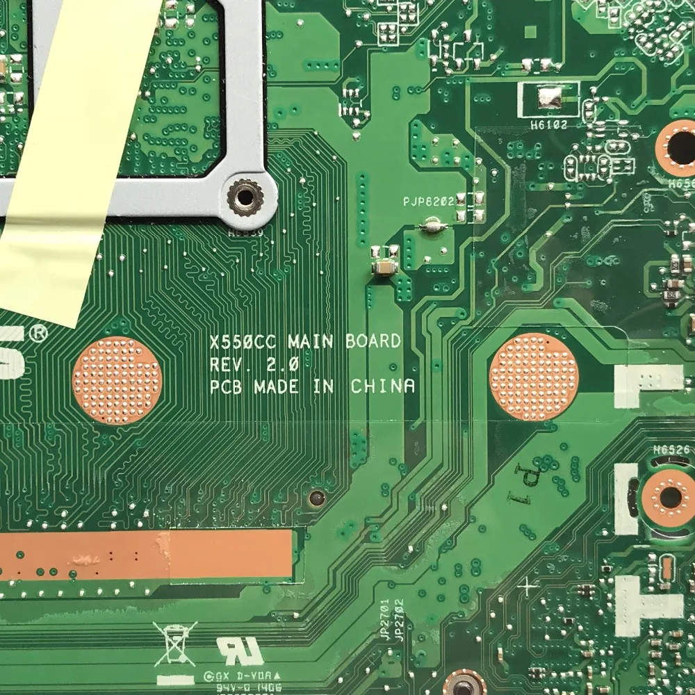 

X550CA Laptop motherboard I3 CPU For Asus X550CC R510C Y581C X550C X550CL Test mainboard X550CA motherboard test 100% ok