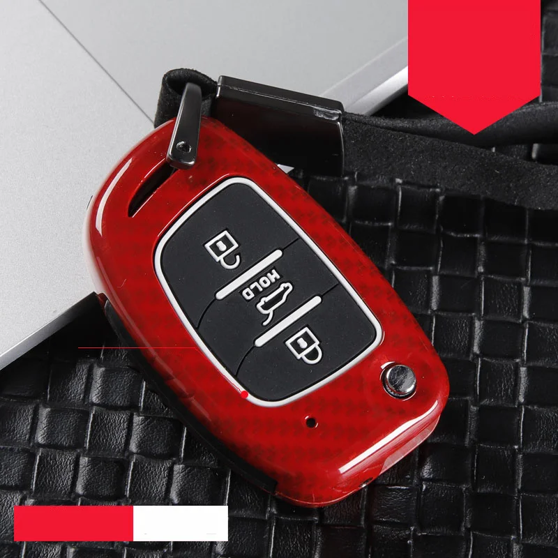 car key case zinc alloy silica gel For Hyundai MISTRA/Ix45/IX35/IX25/VERNA/Solaris/Tucson/Accent i20 2017 keyring | Автомобили и