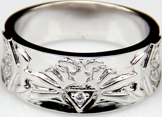 LASAMERO "Сказка о джелда" трифорс из 0.1CT круглой огранки имитация обручальных колец с искусственными алмазами для Для мужчин видео игровое кольцо ремешок для гиков - Цвет камня: White
