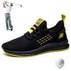 2020 сетчатая Мужская Летняя обувь для гольфа, спортивные кроссовки, мужские спортивные кроссовки, мужские черные Молодежные спортивные кроссовки для гольфа
