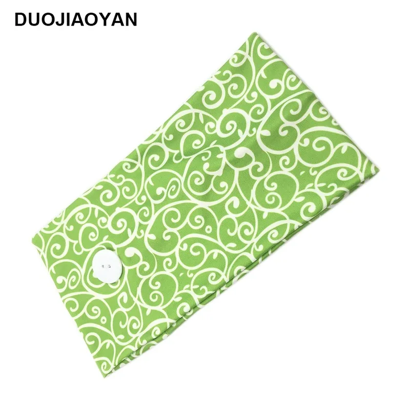 Женская повязка на голову с пуговицами для маски волос Спортивная Повязка