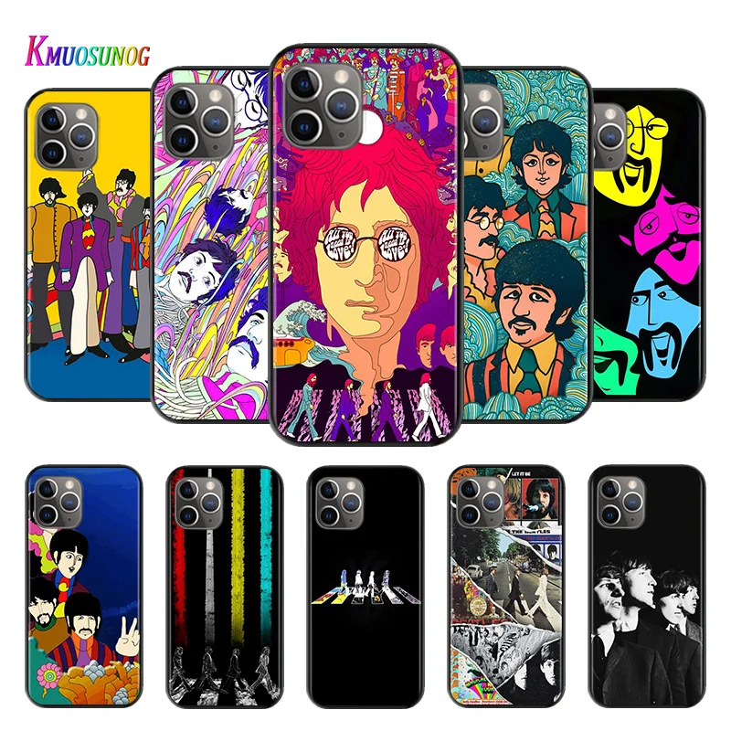 

Classic Rock Band For Apple iPhone 12 11 XS Pro Max Mini XR X 8 7 6 Plus 5 SE Black Phone Case